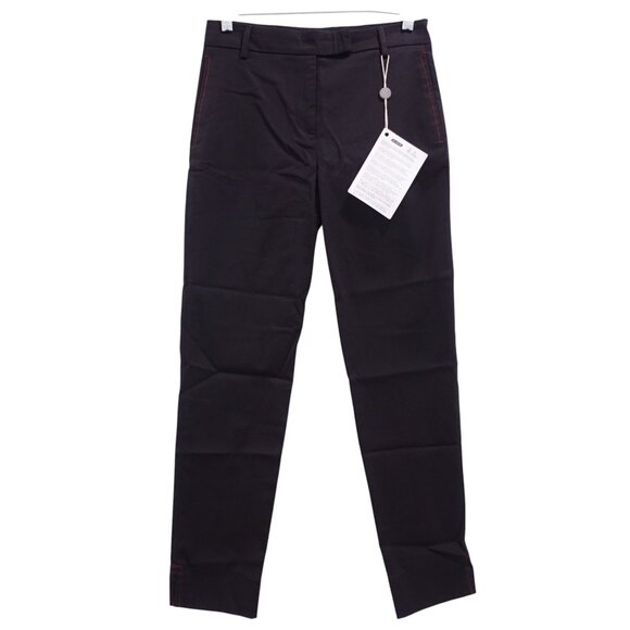 NWT PIANURASTUDIO Skinny Dress Pants Trousers Sz 40 Black Made In Italy - Picture 1 of 9